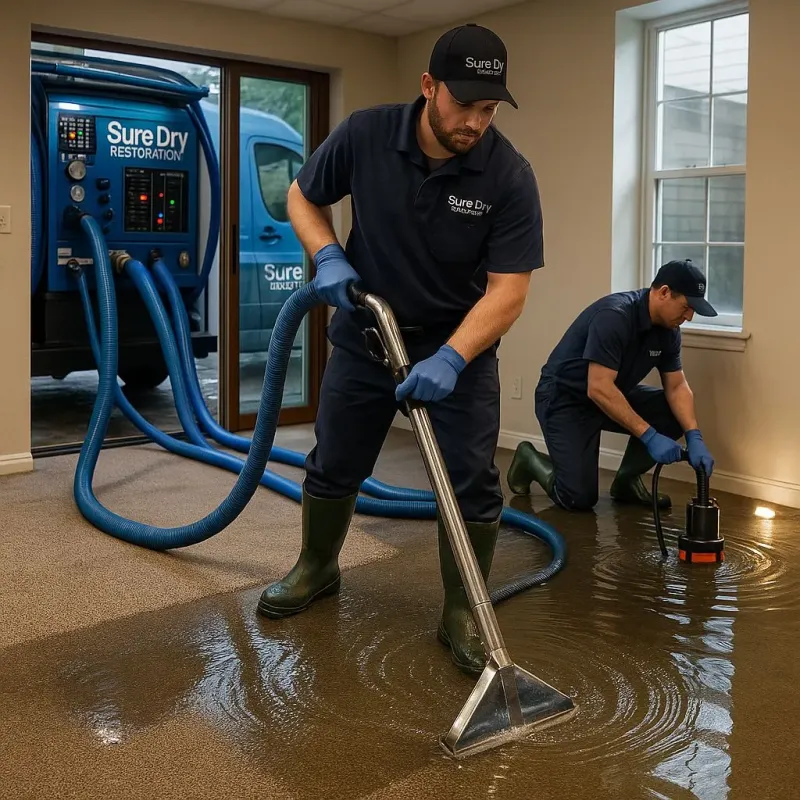 Water Extraction and Removal process in Clinton, MT